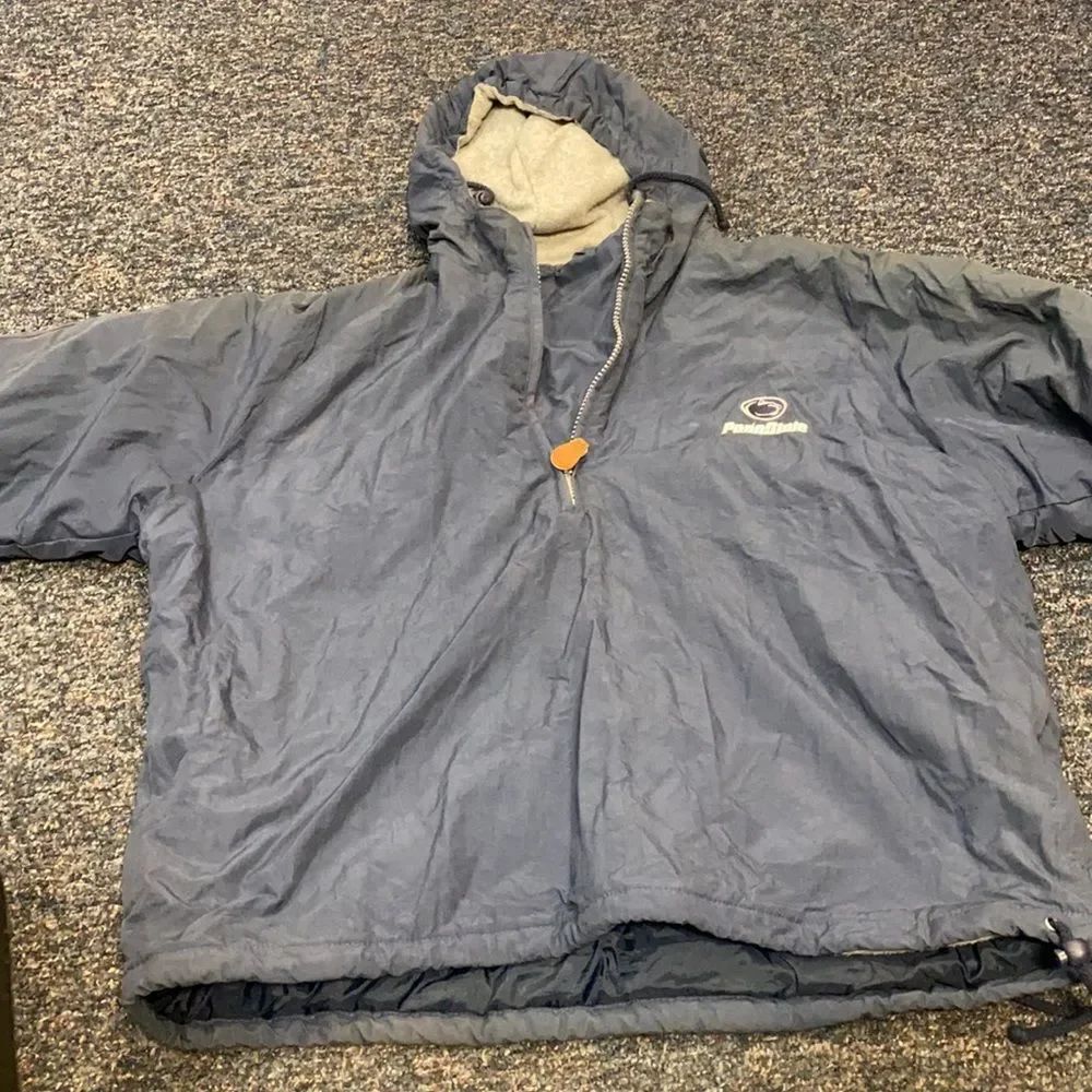 ZUbAZ Penn State Navy Blue Hooded Jacket sz. M